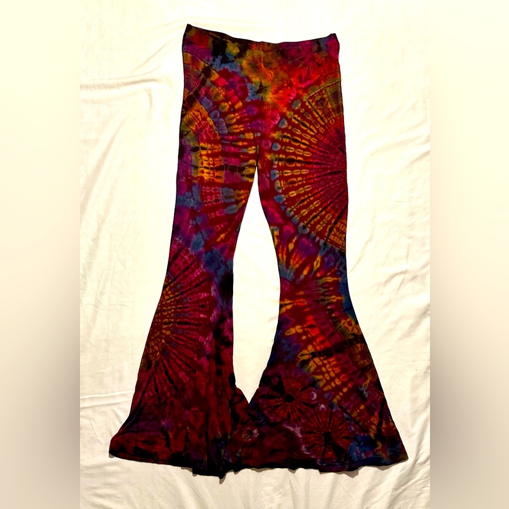 Funky Tie-Dye Flare Bell-bottoms